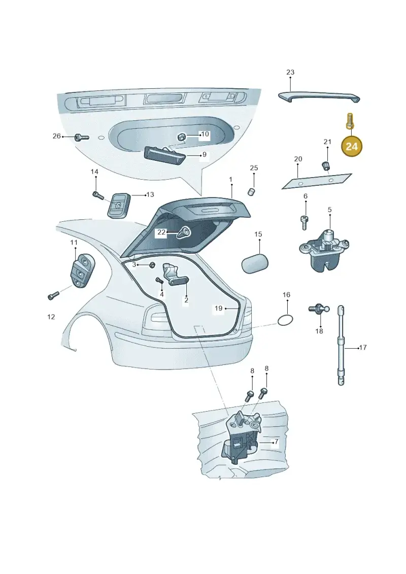 N91122901 — Skoda OCTAVIA           "CN."07> (2007-) diagram 617827100, position 24