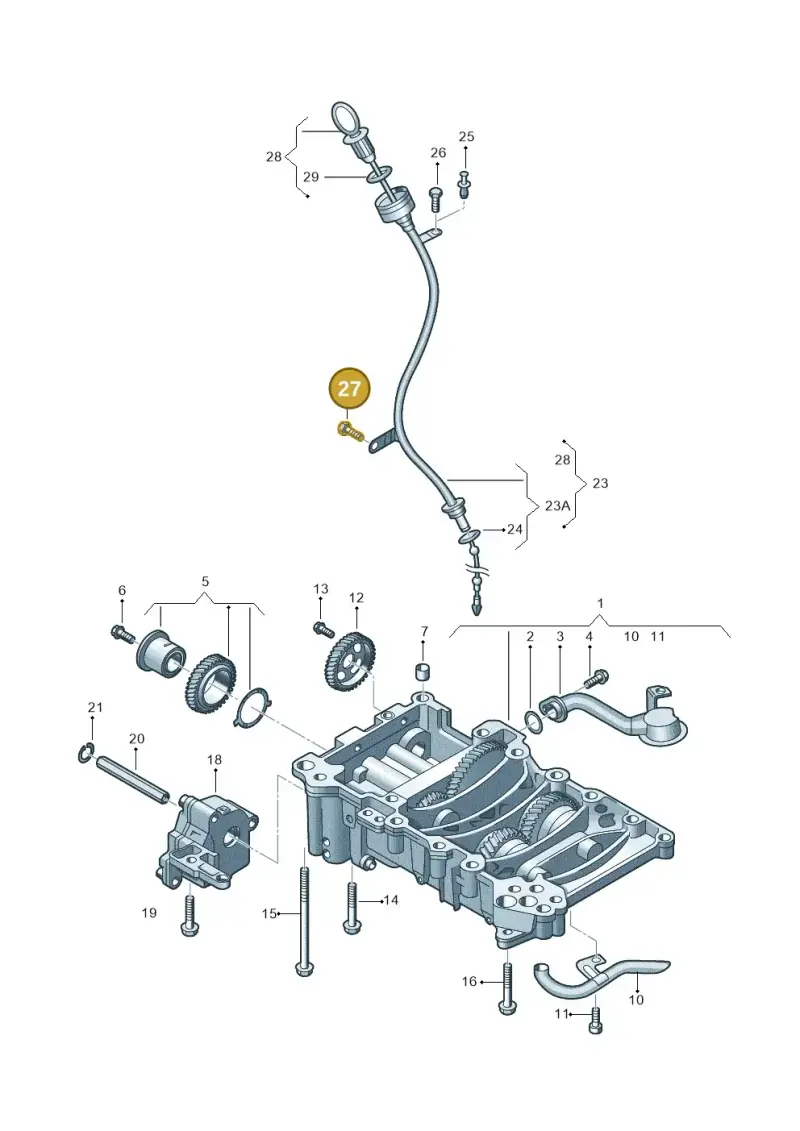 N91125101 — Volkswagen Amarok twin cab (2022-) diagram 679115400, position 27