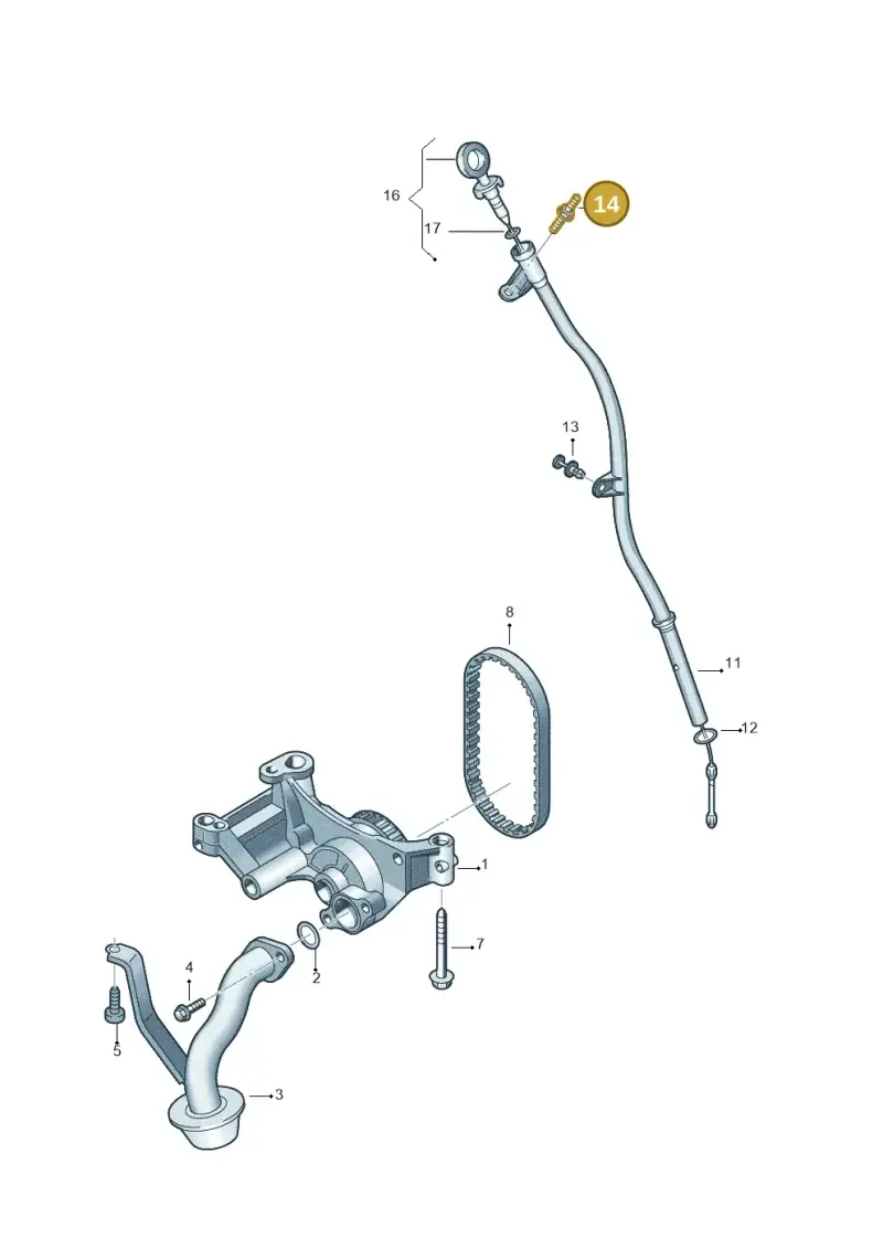 N91125101 — Volkswagen Amarok twin cab (2022-) diagram 683115250, position 14