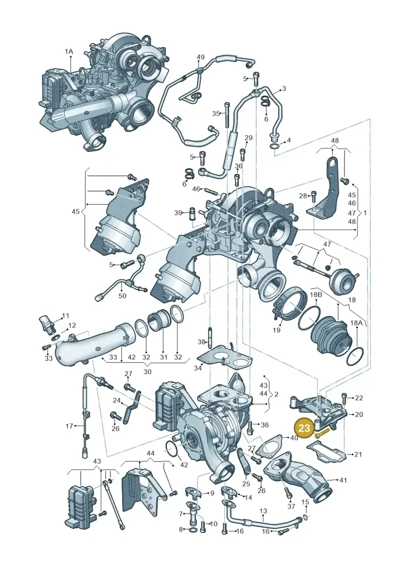 N91126001 — Audi A7 Sportback (2014-2018) diagram 717145330, position 23