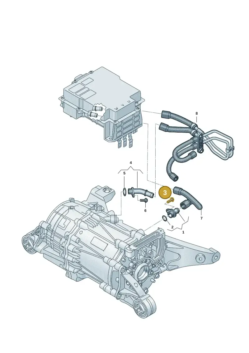 N91126101 — Audi RS e-tron GT (2020-2025) diagram 4j1901100, position 3