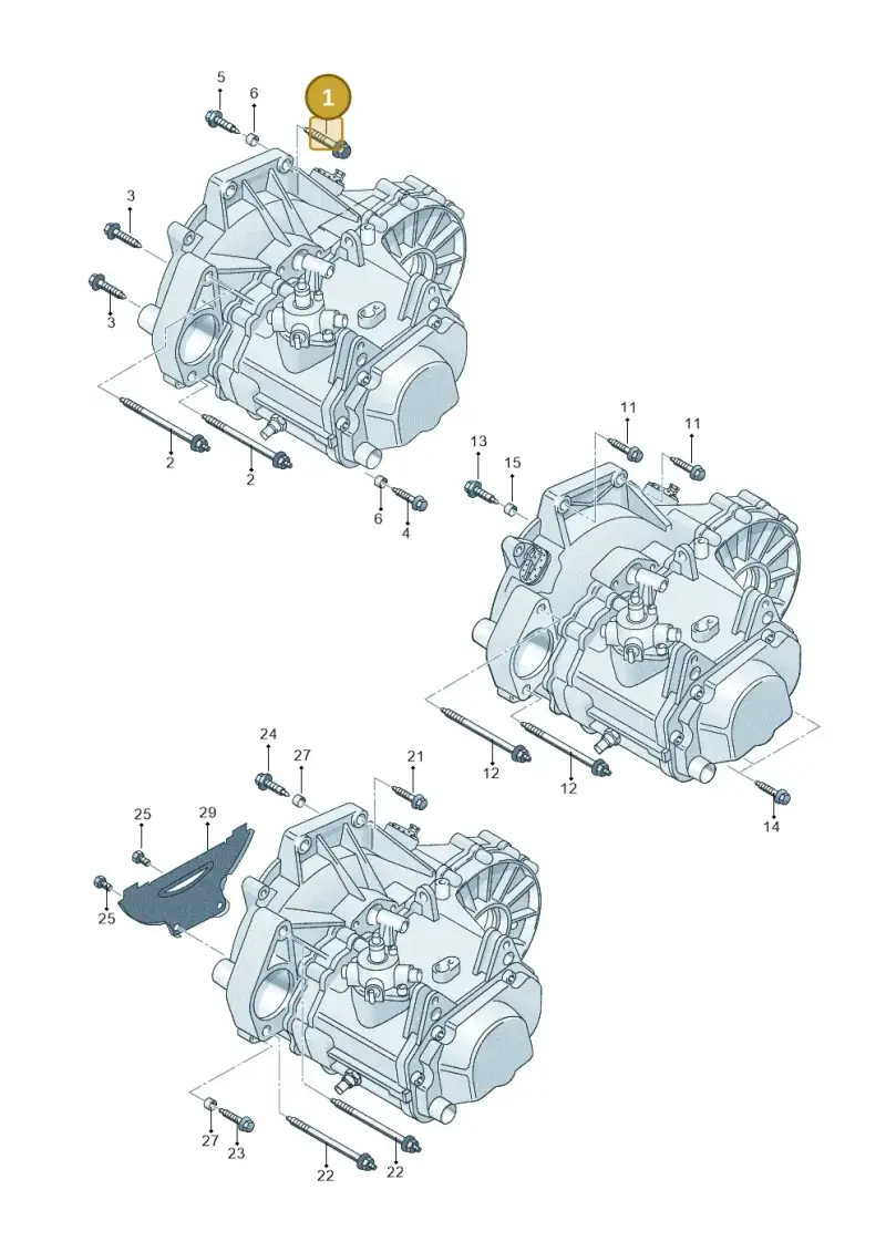 N91128901 — Volkswagen Polo (2011-2014) diagram 225300710, position 1
