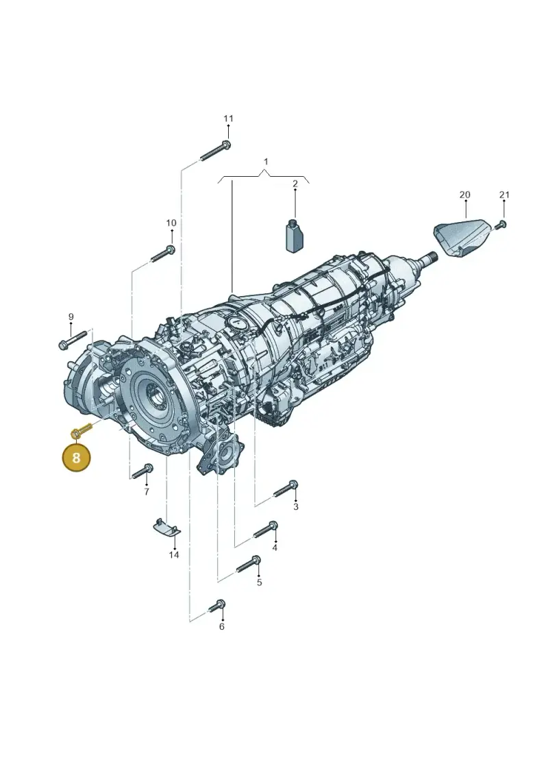 N91129401 — Volkswagen Touareg (2017-2023) diagram 439300200, position 8
