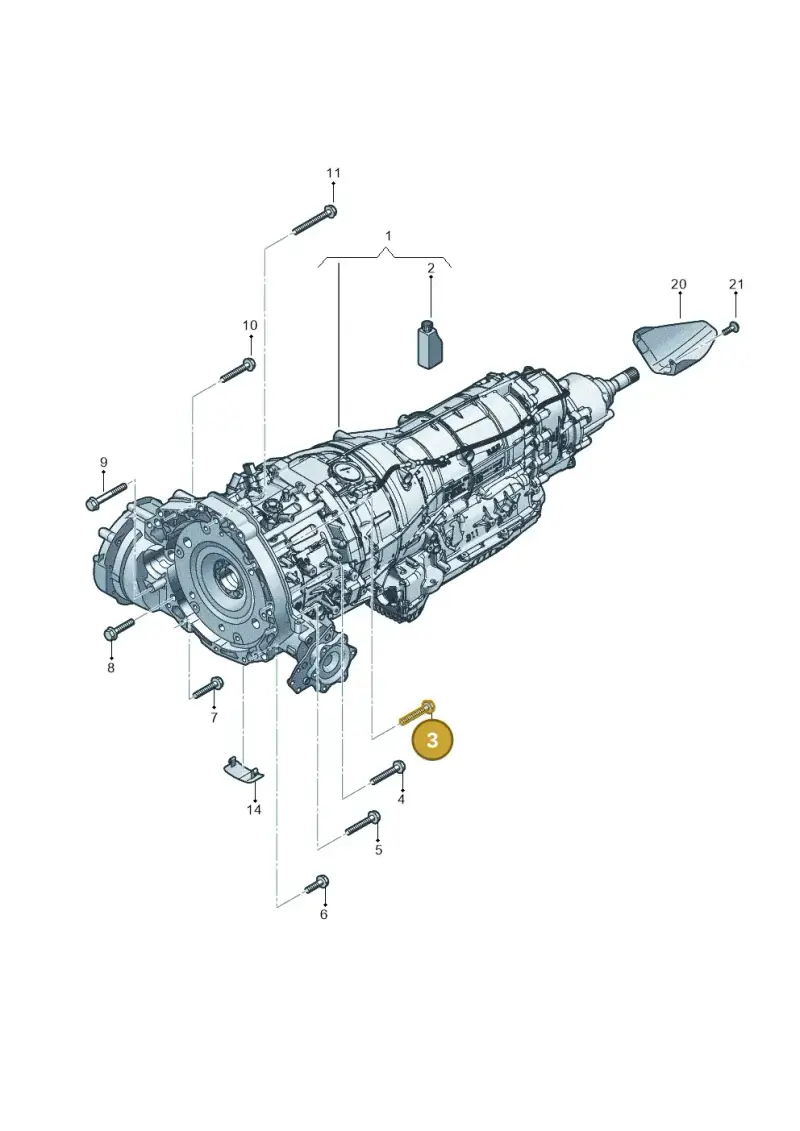 N91129601 — Volkswagen Touareg (2017-2023) diagram 439300200, position 3