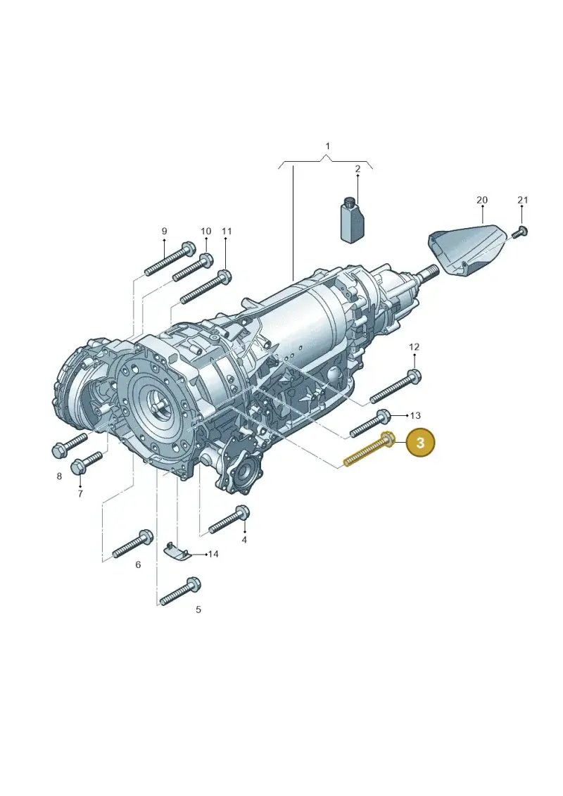 N91129801 — Volkswagen Touareg (2017-2023) diagram 787300500, position 3