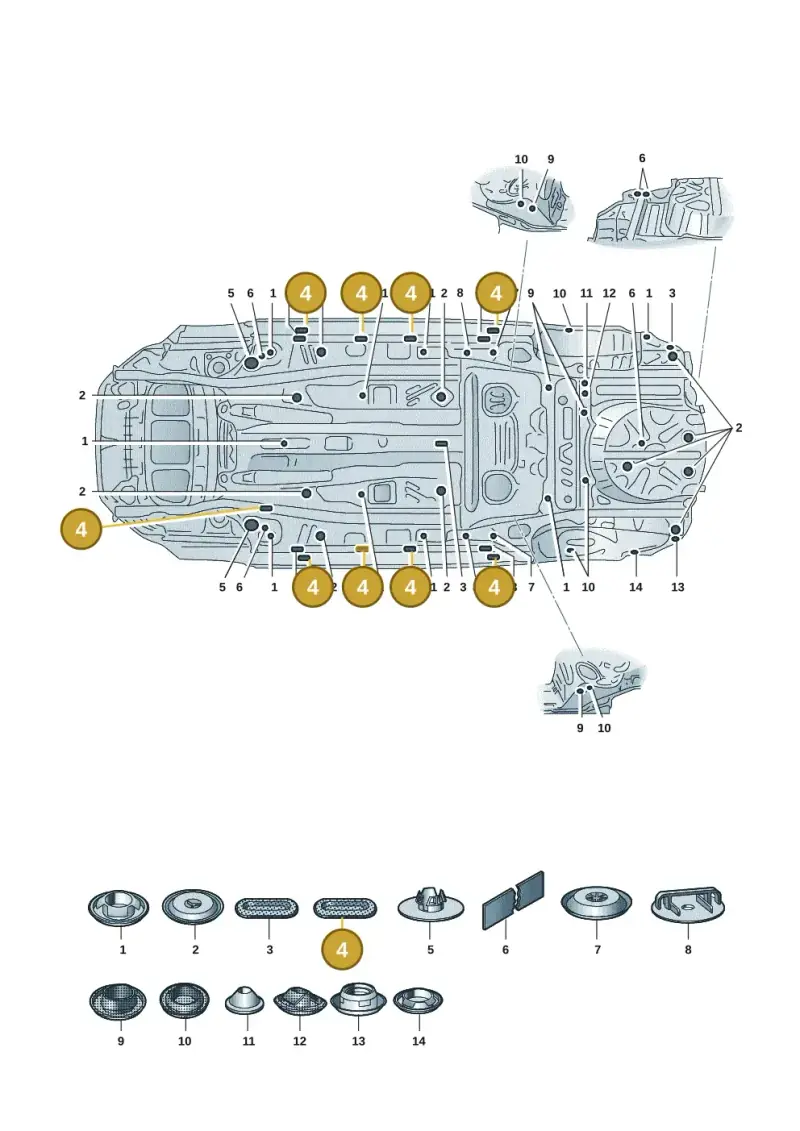 N91135501 — Volkswagen Taigo (2021-2024) diagram 2f0803670, position 4