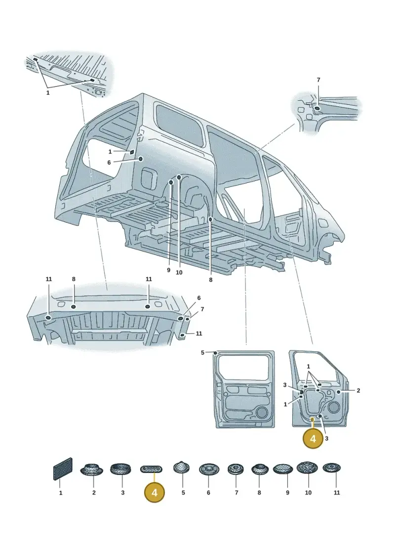 N91135501 — Volkswagen Multivan (2021-) diagram 7t0803655, position 4