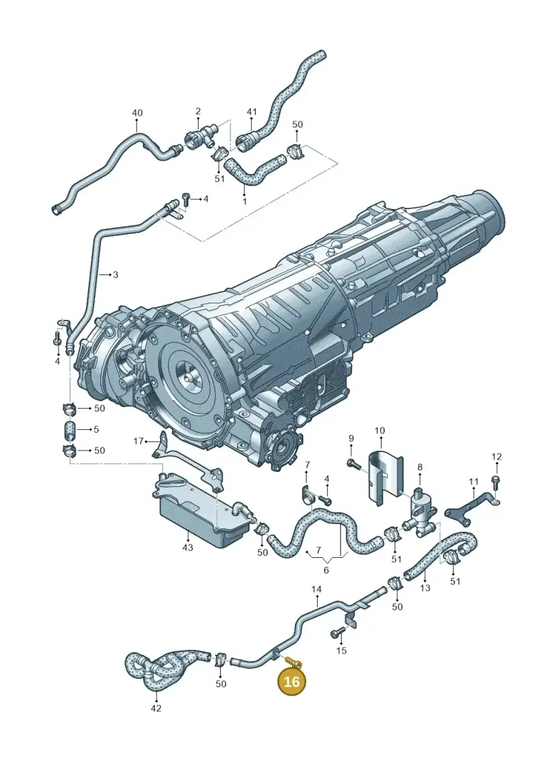 N91135801 — Audi A6 Avant (2012-2018) diagram 711121420, position 16