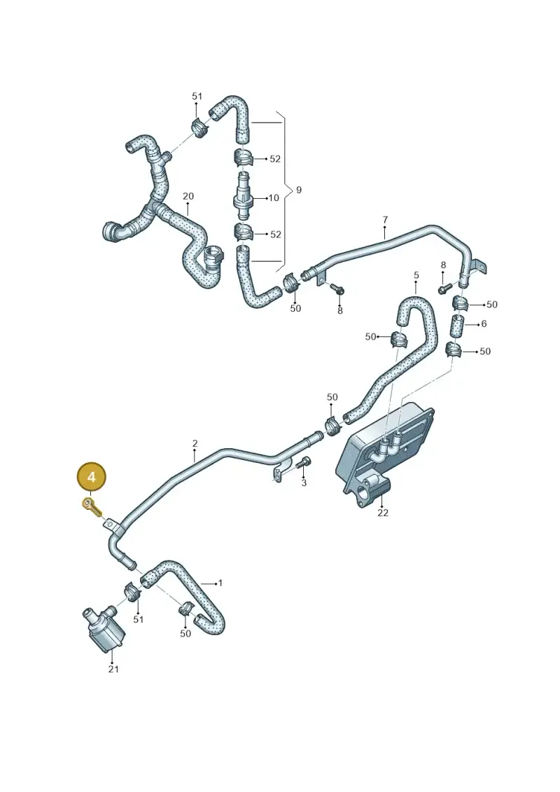 N91135801 — Audi A7 Sportback (2014-2018) diagram 798121320, position 4
