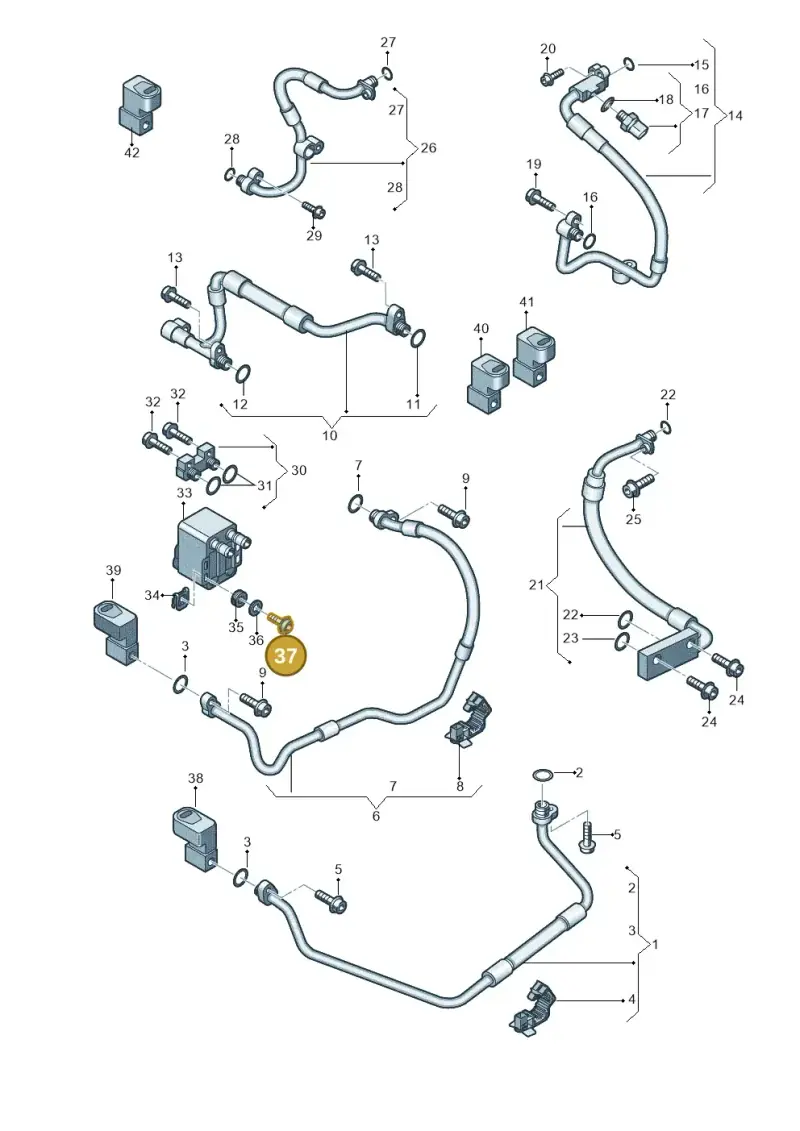 N91140501 — Volkswagen E-Crafter 35 (2018-2024) diagram 599260450, position 37