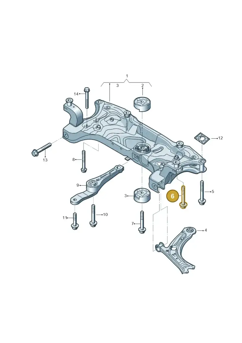 N91143301 — Volkswagen Beetle (2016-2019) diagram 801199050, position 6