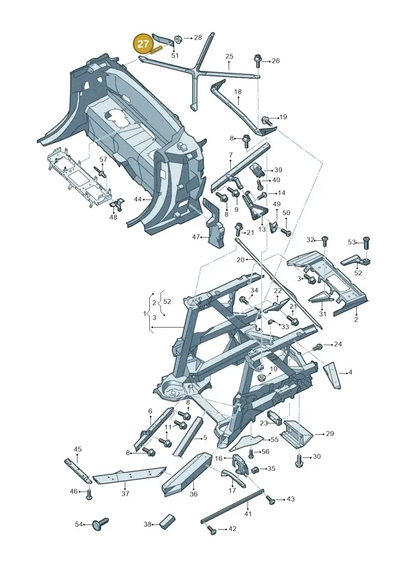 N91145002 — Audi R8 Spyder (2015-2024) diagram 872813000, position 27