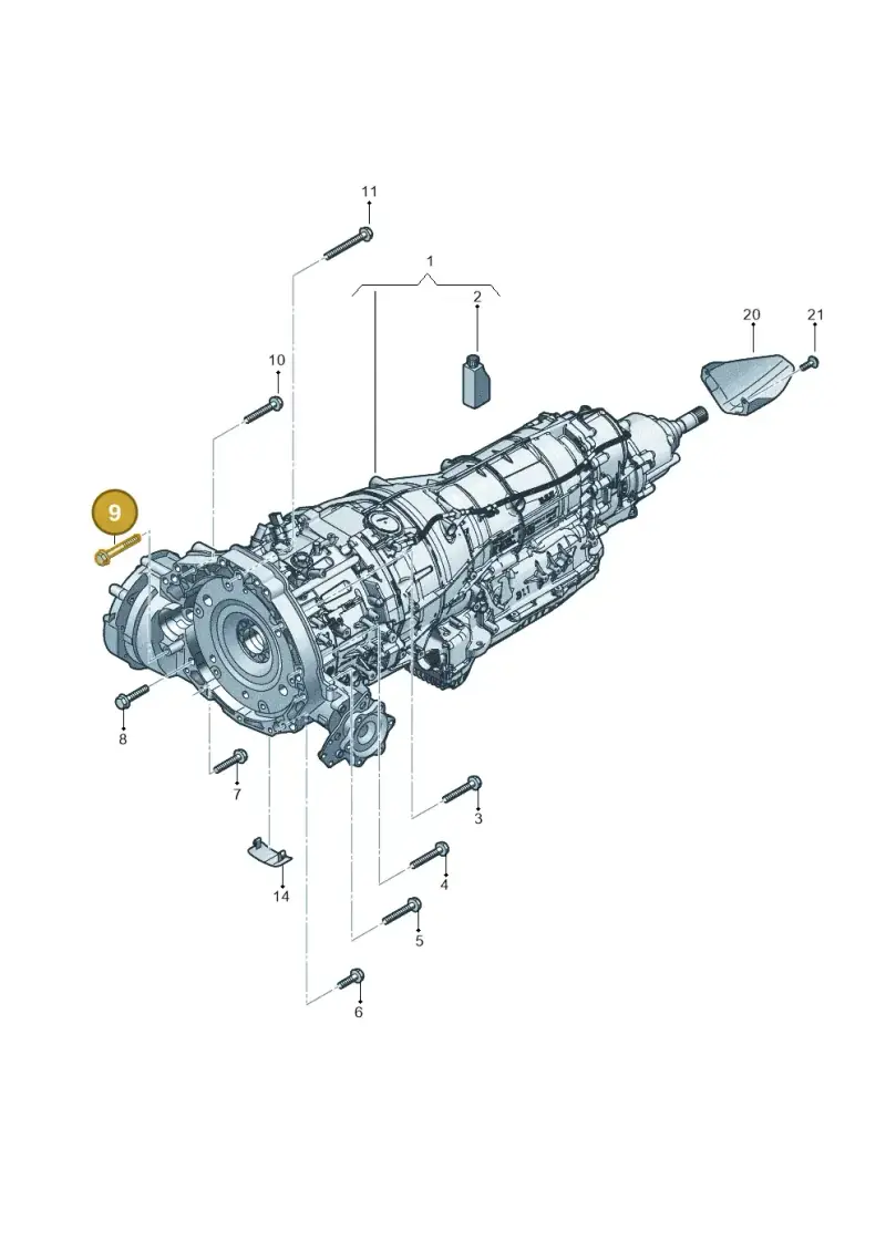 N91147201 — Volkswagen Touareg (2017-2023) diagram 439300200, position 9