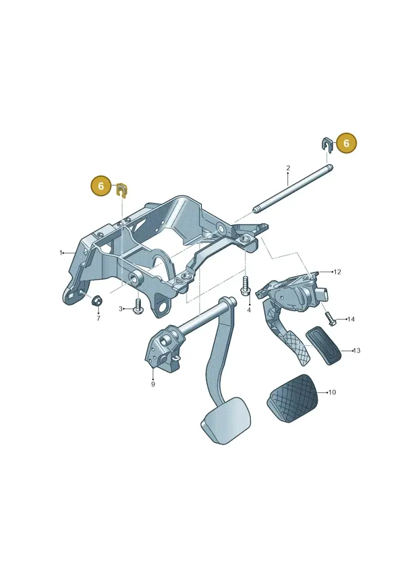 N91148401 — Volkswagen Touareg (2017-2023) diagram 439721700, position 6