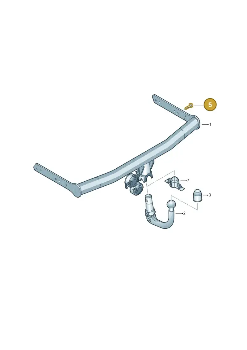 N91151101 — Volkswagen T-Cross 1,0 (2018-2024) diagram 587804050, position 5