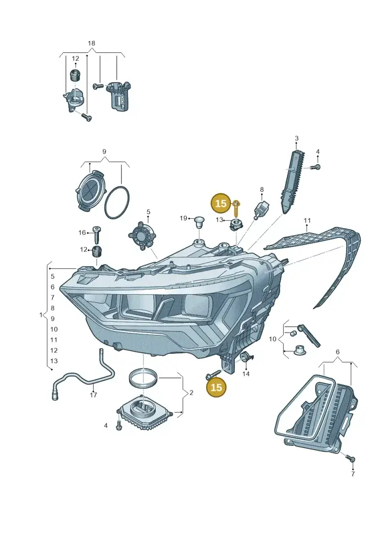 N91151301 — Audi RS Q3 Sportback (2019-2024) diagram 597941010, position 15