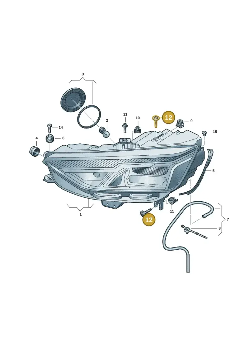 N91151301 — Audi A4 (2015-2025) diagram 849941003, position 12