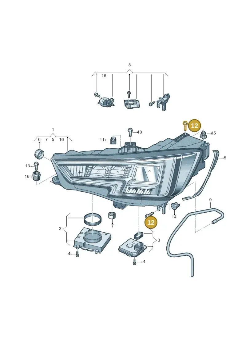 N91151301 — Audi RS4 Avant (2017-2025) diagram 849941100, position 12
