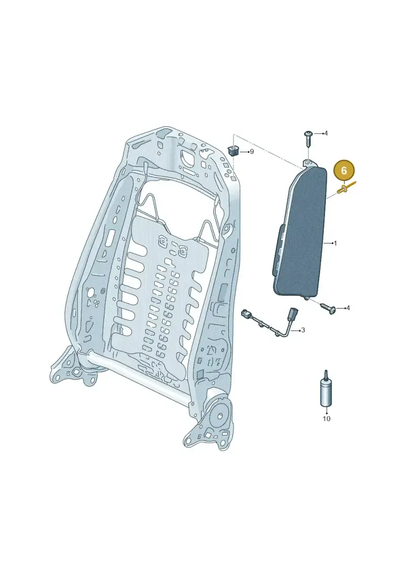 N91152701 — Volkswagen ID.Buzz (2022-) diagram 15a880150, position 6