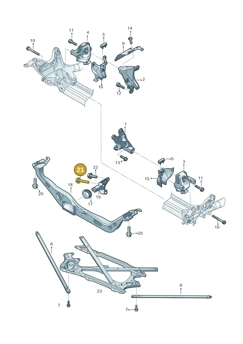 N91153101 — Audi A5 Cabrio 2.0 (2011-2017) diagram 725199500, position 21