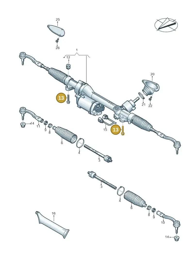 N91153101 — Audi R8 Spyder (2015-2024) diagram 872423000, position 13