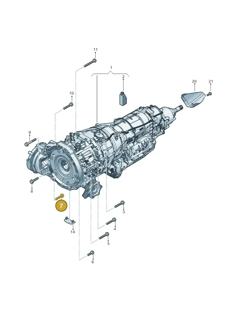 N91153201 — Volkswagen Touareg (2017-2023) diagram 439300200, position 7
