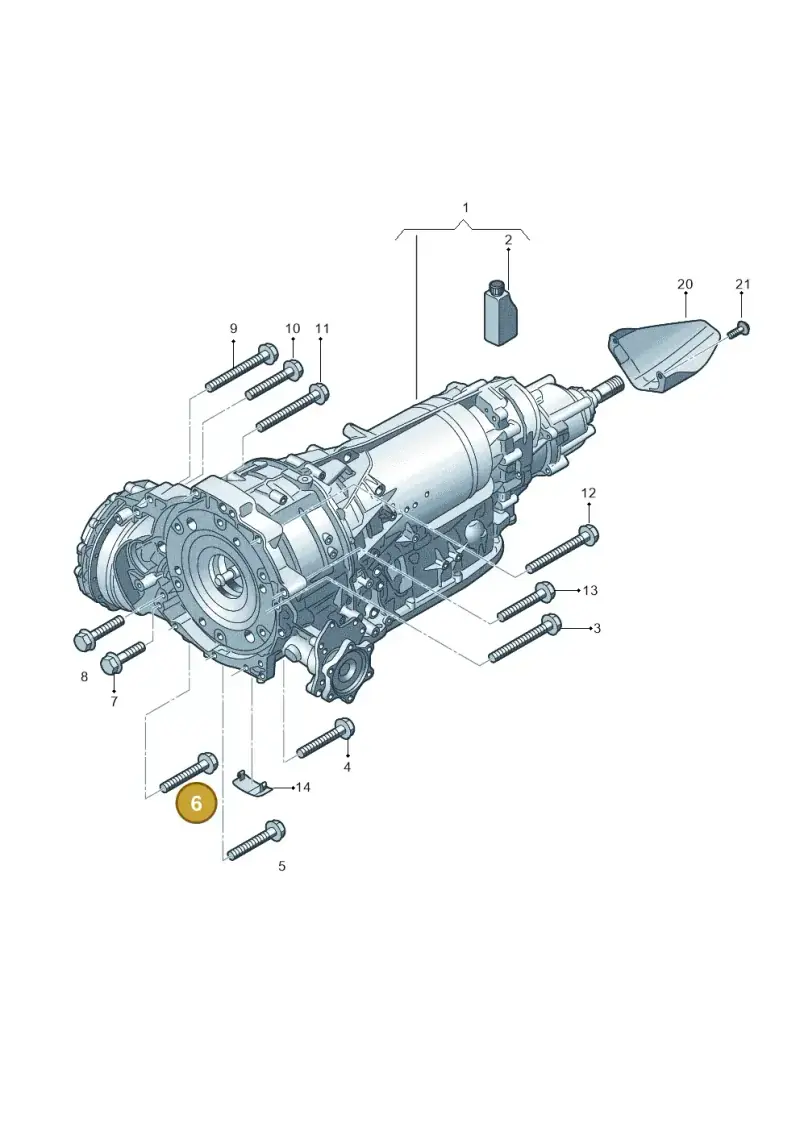 N91153201 — Volkswagen Touareg (2017-2023) diagram 787300500, position 6