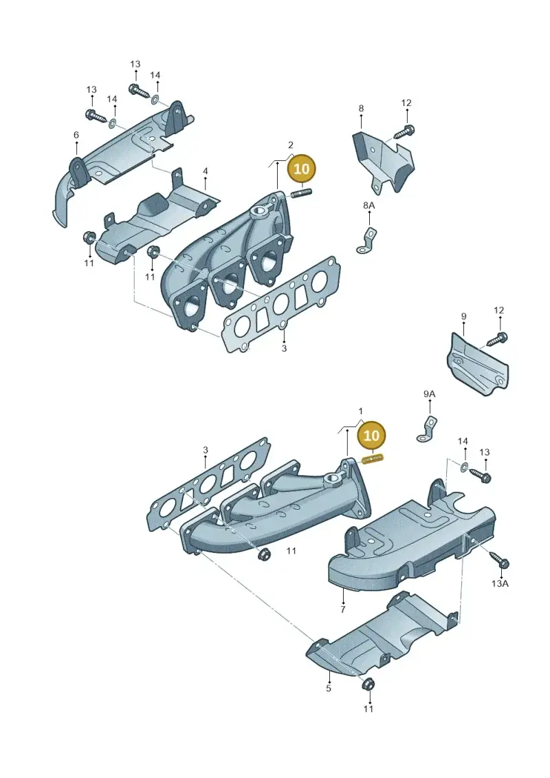 N91153902 — Audi A5/S5 Coupe       08> (2007-) diagram 448253100, position 10