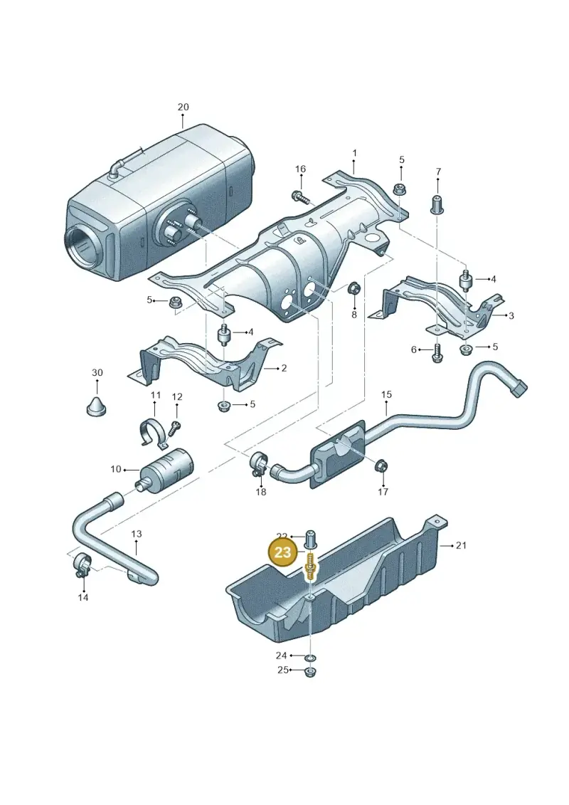 N91158201 — Volkswagen Single-cab transp. (2019-2024) diagram 862819550, position 23