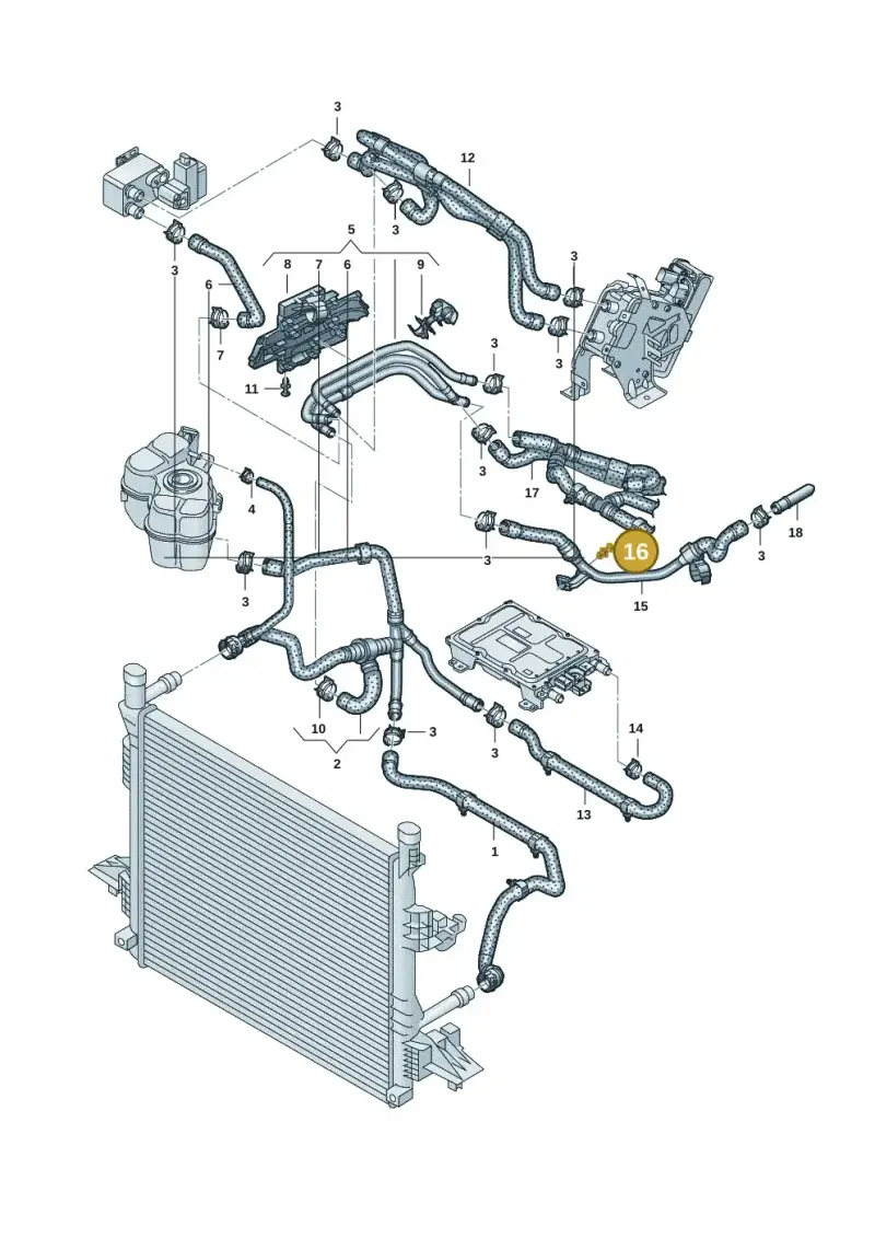 N91158501 — Volkswagen ID.7 Limousine Pro (2023-) diagram 10a121200, position 16