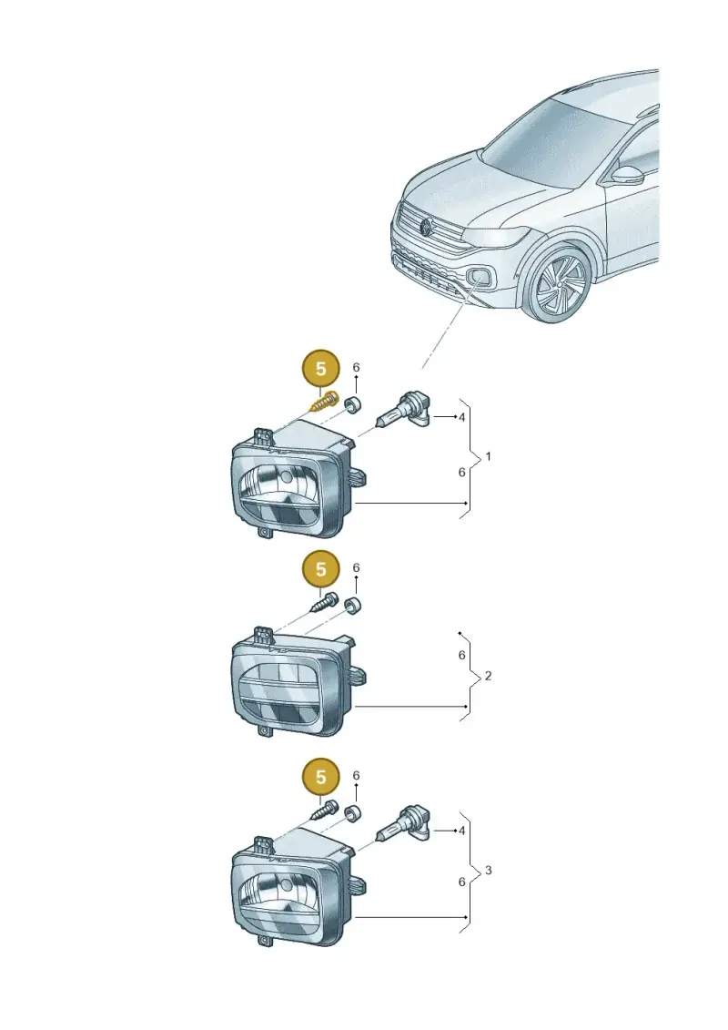 N91160401 — Volkswagen T-Cross (2019-) diagram 587941040, position 5