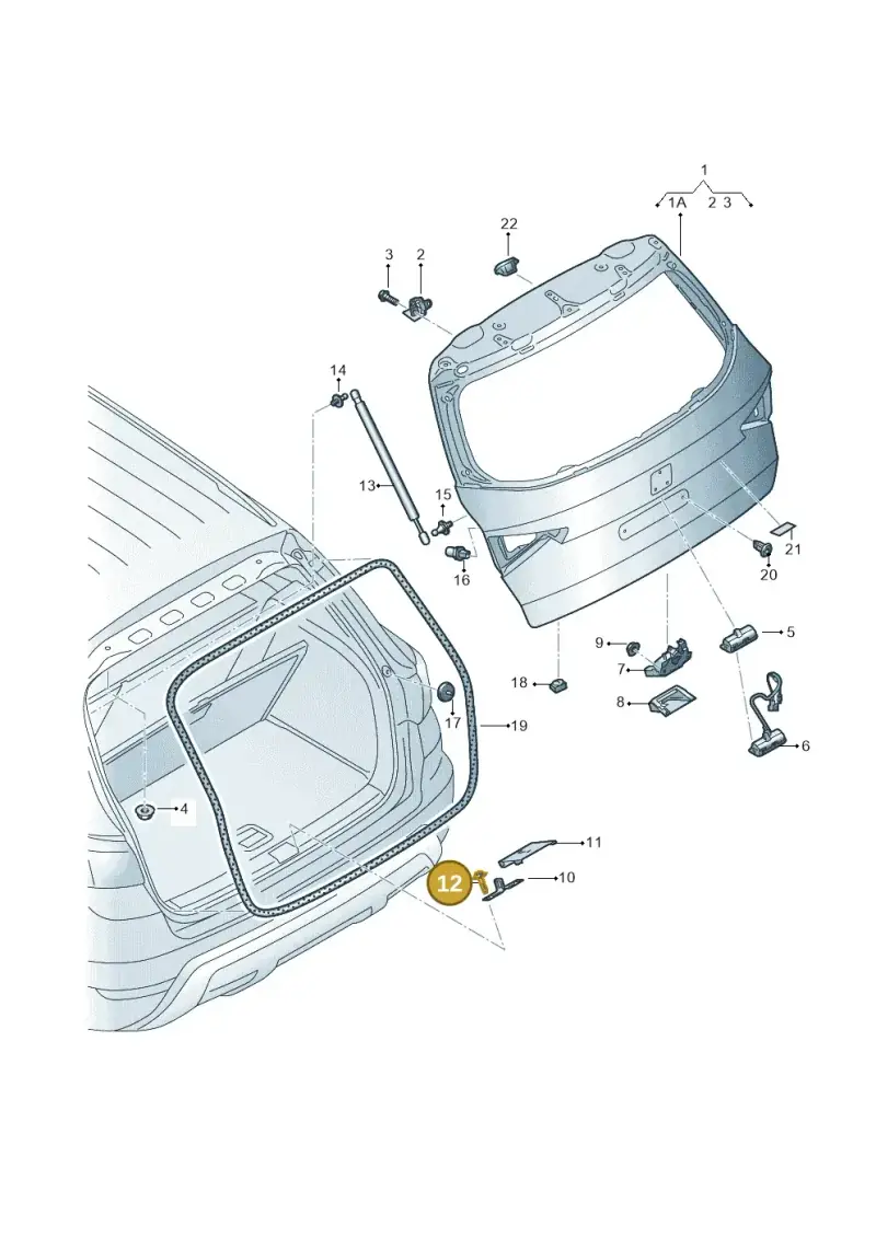 N91163401 — SEAT Arona (2017-) diagram 471827000, position 12
