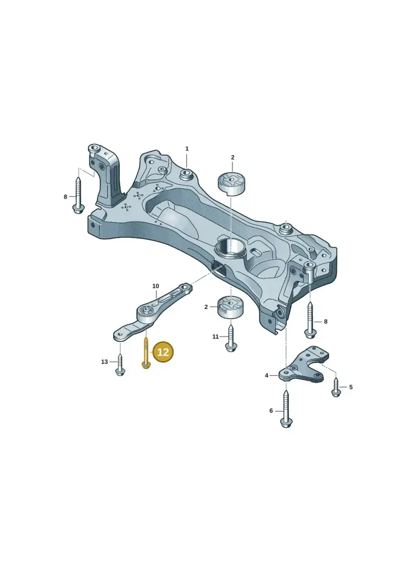 N91167101 — Volkswagen T-Roc convertible 1.5 (2019-2024) diagram 2gk199000, position 12