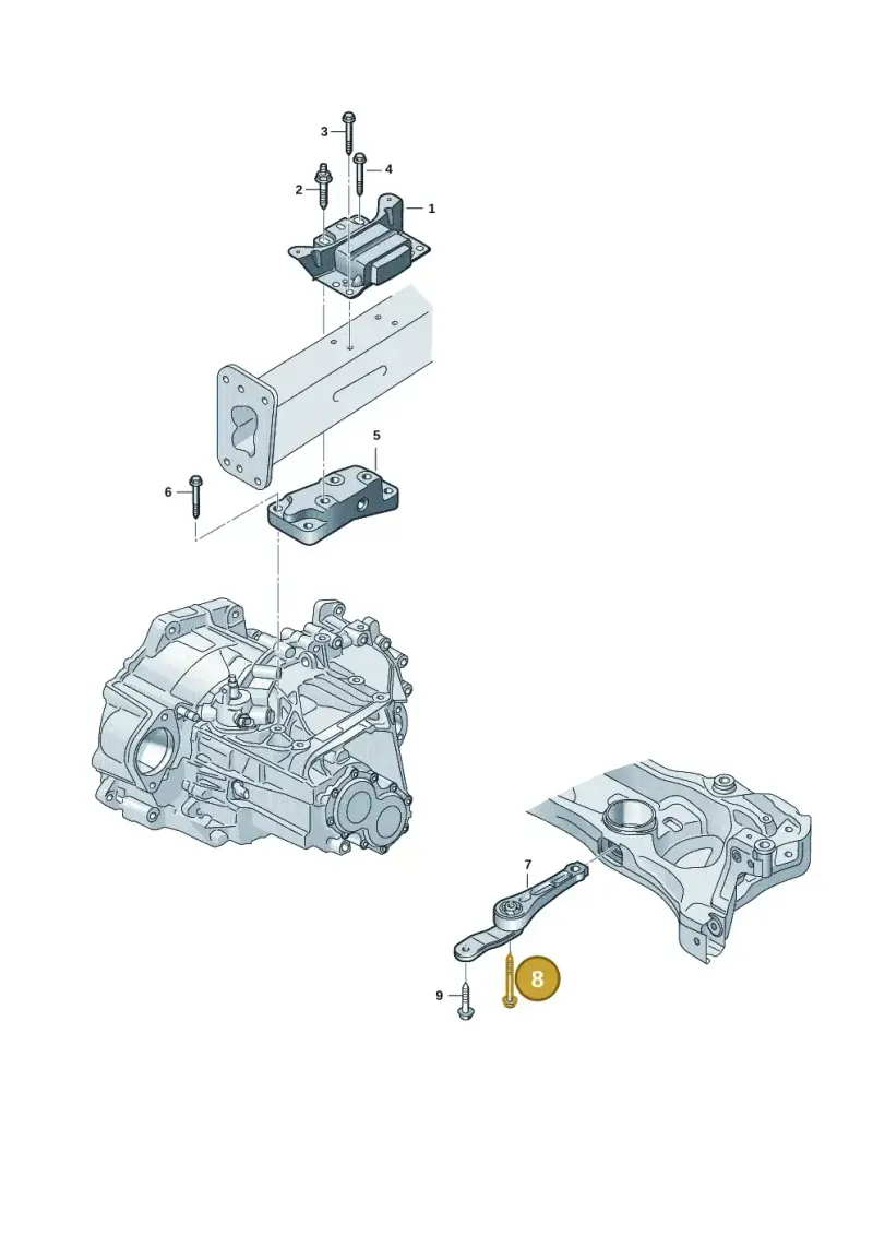 N91167101 — Volkswagen Caddy Maxi Kombi (2020-2024) diagram 2ka199300, position 8