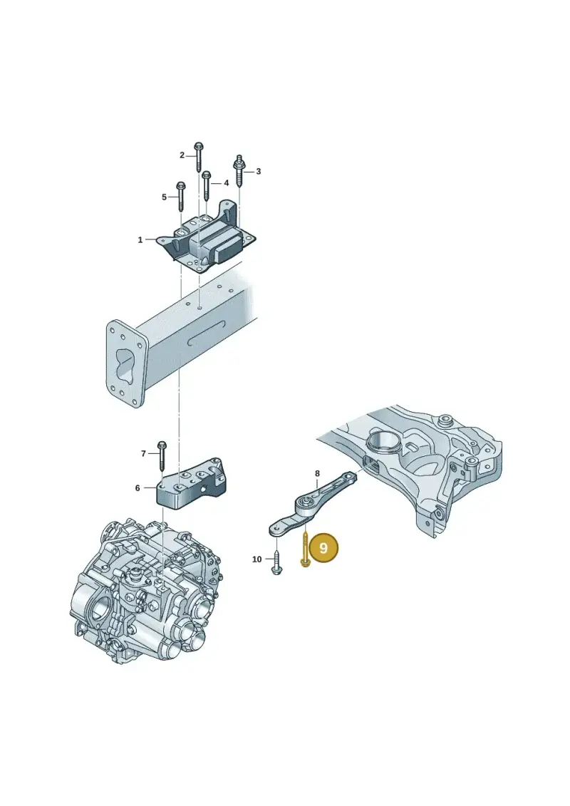 N91167101 — Volkswagen Caddy Maxi Kombi (2020-2024) diagram 793199055, position 9