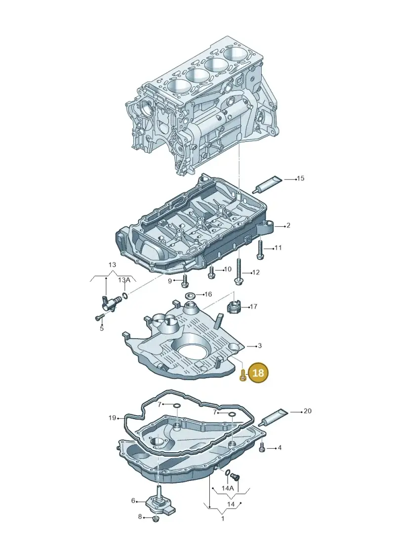 N91168701 — Volkswagen Tiguan 2.0 4Motion (2017-2024) diagram 724103060, position 18
