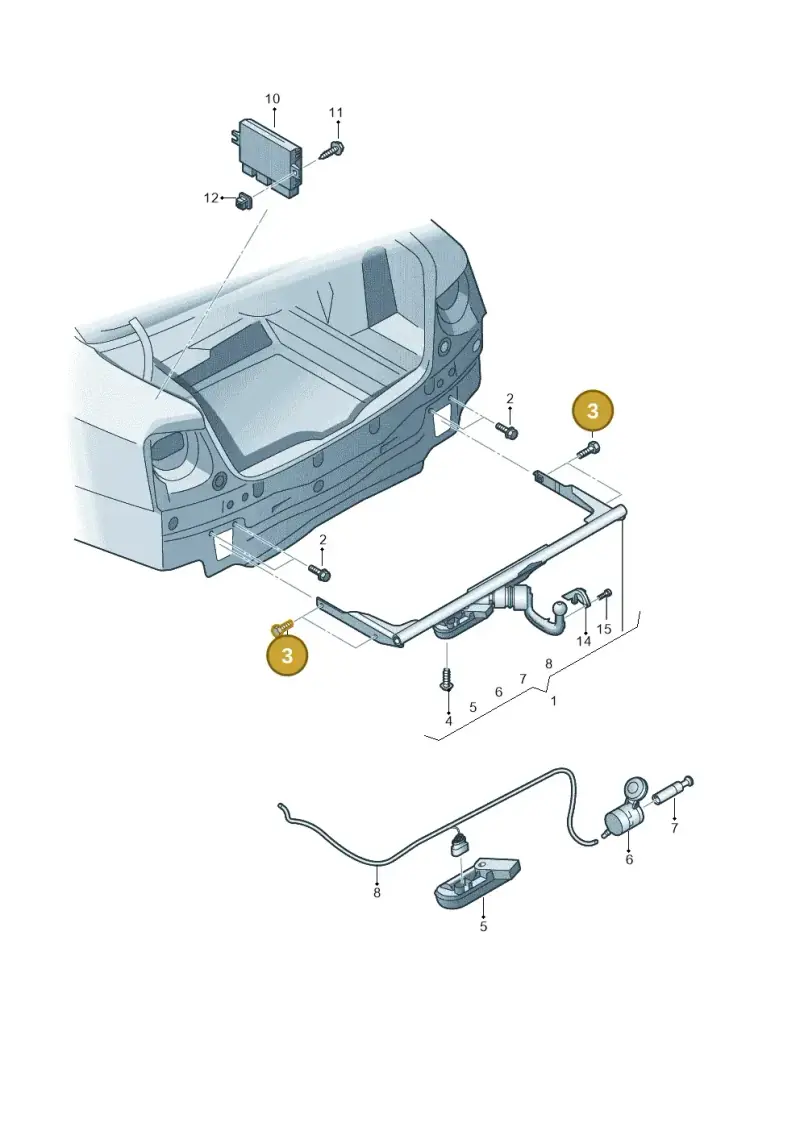 N91173001 — Volkswagen Arteon (2017-2023) diagram 702804000, position 3