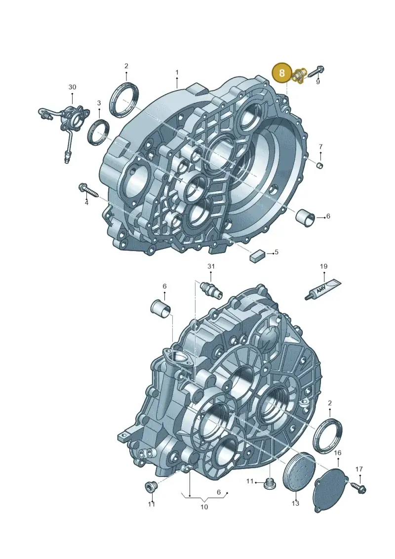 N91180501 — Volkswagen Transp. caravelle (2009-2011) diagram 659301240, position 8