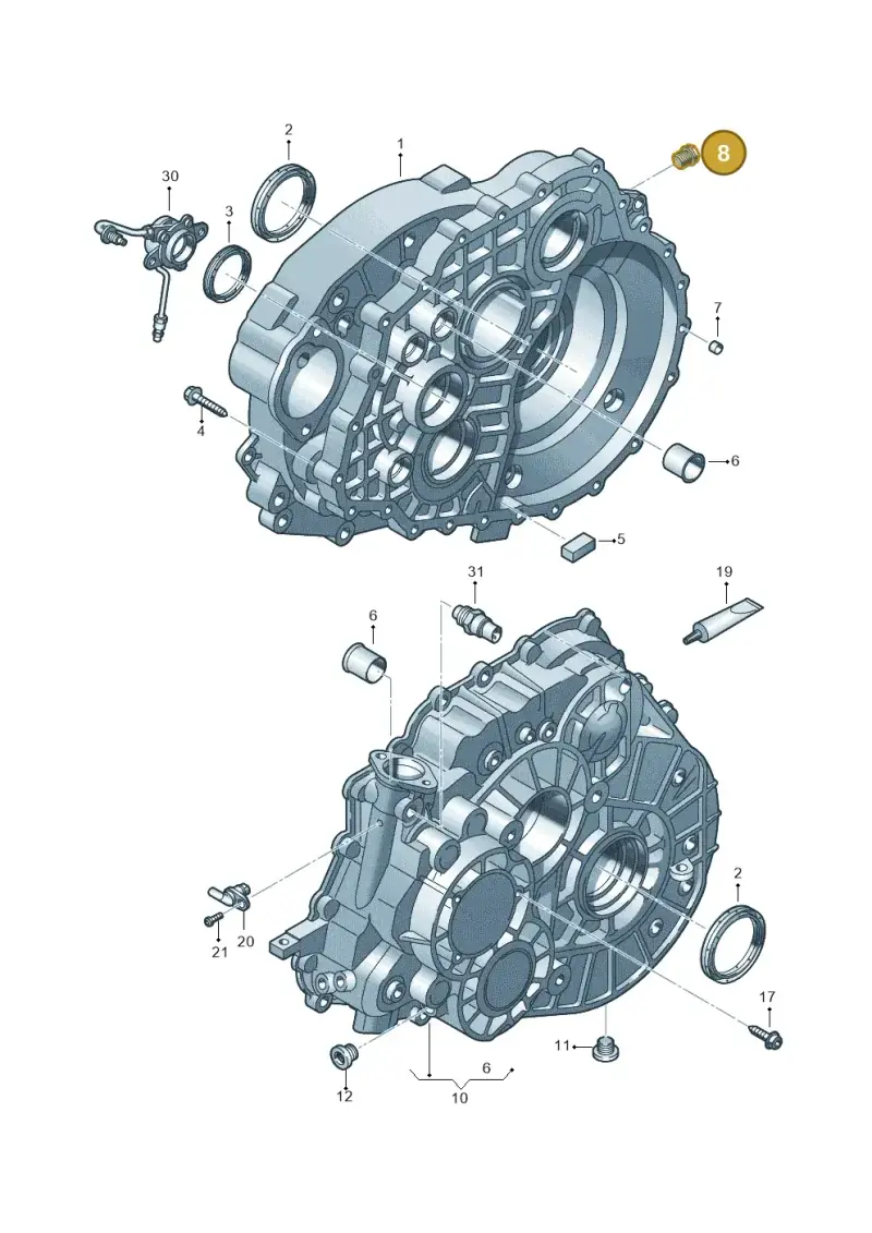 N91180501 — Volkswagen Transp. caravelle (2011-2015) diagram 861301240, position 8