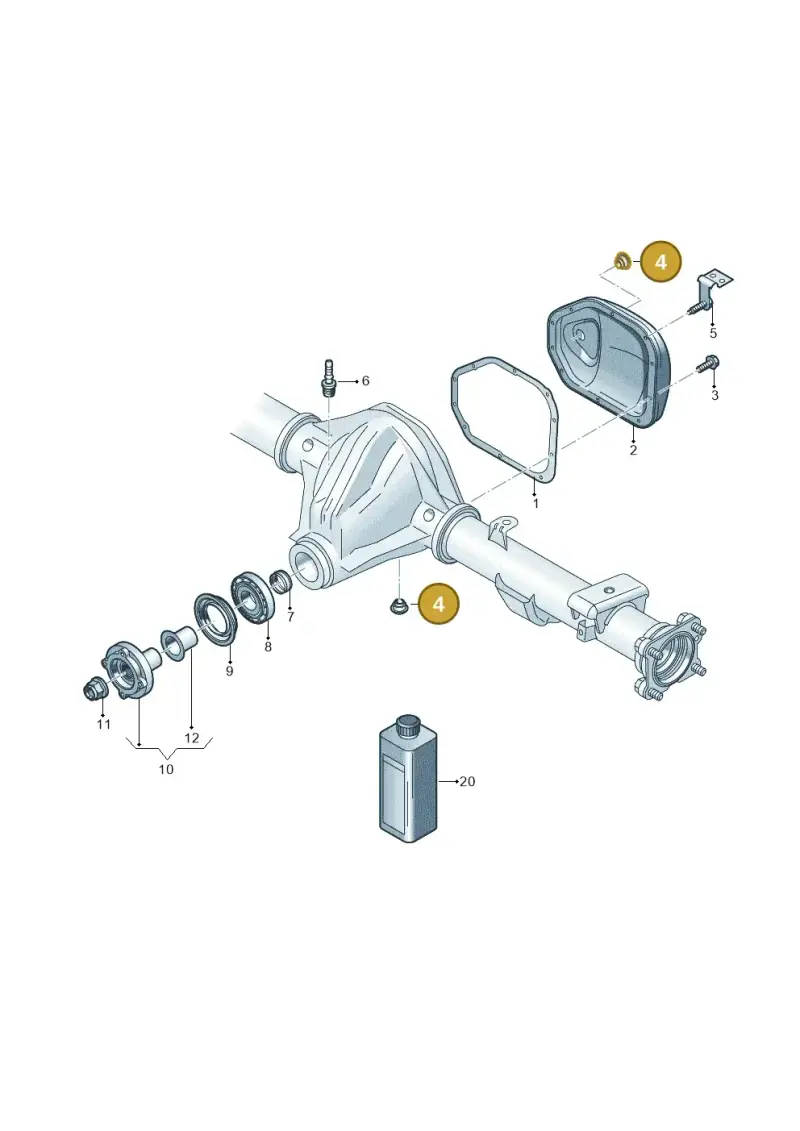 N91180501 — Volkswagen Amarok twin cab (2022-) diagram 683525100, position 4