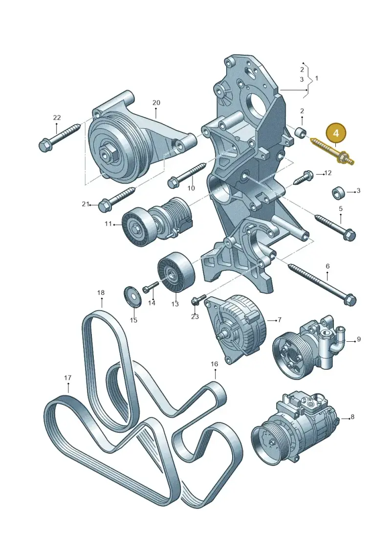 N91182402 — Volkswagen CRAFTER                06> (2006-) diagram 483903500, position 4