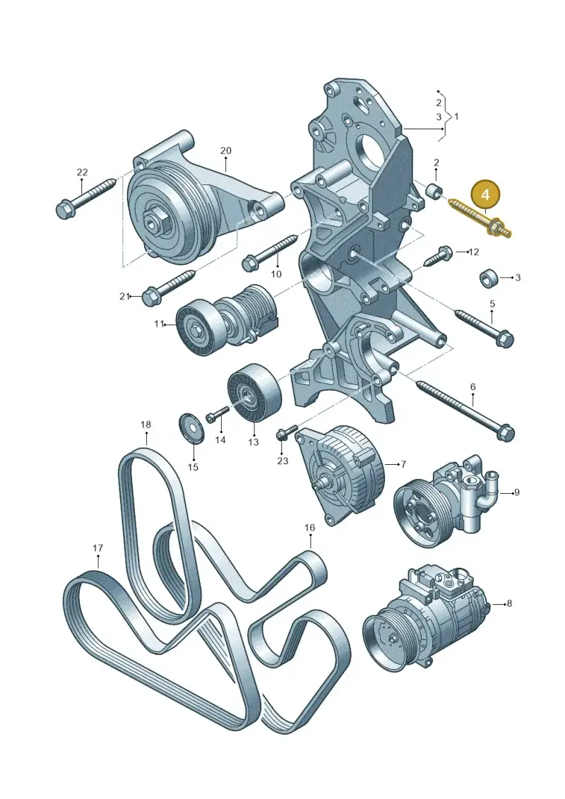 N91182402 — Volkswagen Crafter 35 panel (2011-2016) diagram 722903500, position 4