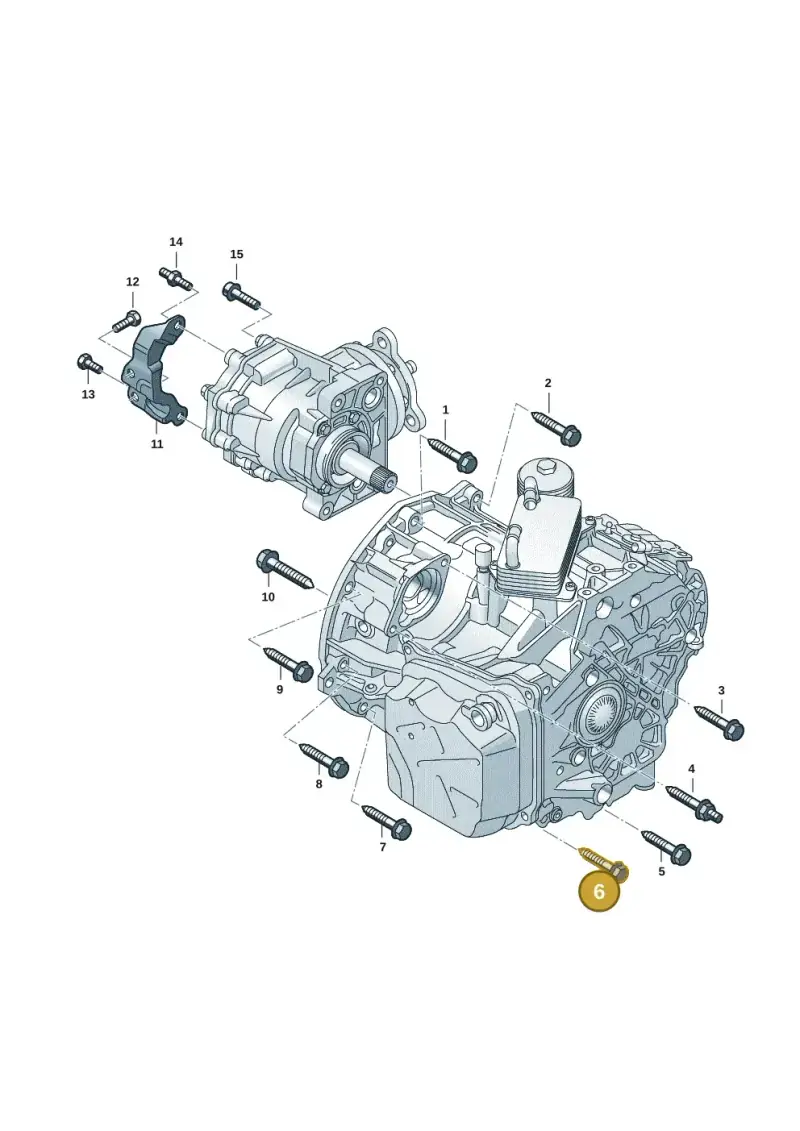 N91182402 — Volkswagen Passat saloon (2014-2024) diagram 884300005, position 6