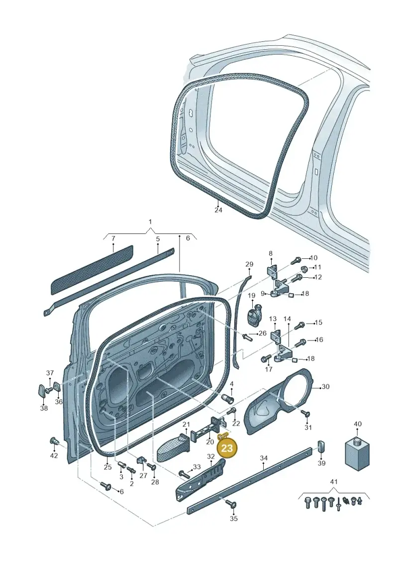 N91189702 — Audi Q7 (2015-2025) diagram 859831100, position 23