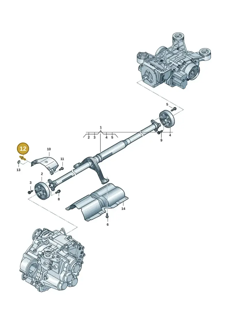 N91191701 — Volkswagen Caddy Maxi Kombi (2020-2024) diagram 2ka521000, position 12