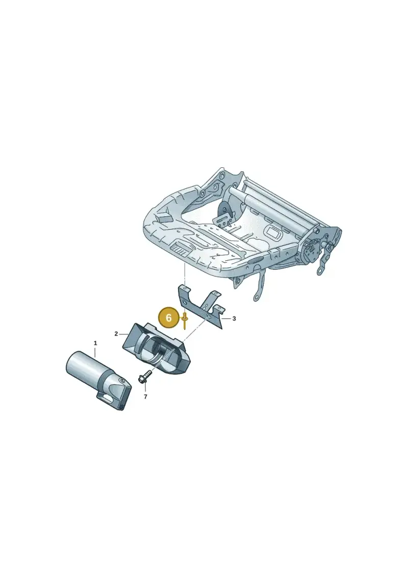 N91199501 — Volkswagen Tiguan 2.0 (2023-) diagram 5h0860010, position 6