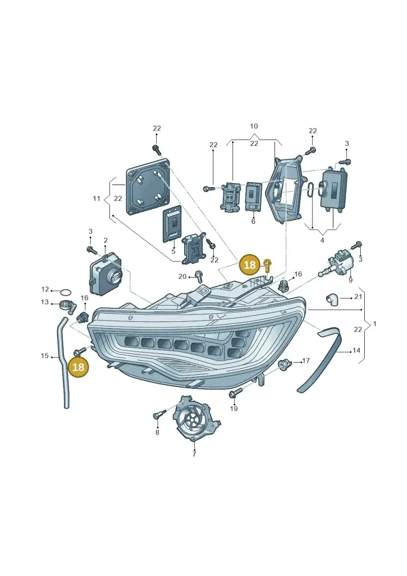 N91199601 — Audi RS6 Avant (2013-2018) diagram 717941150, position 18