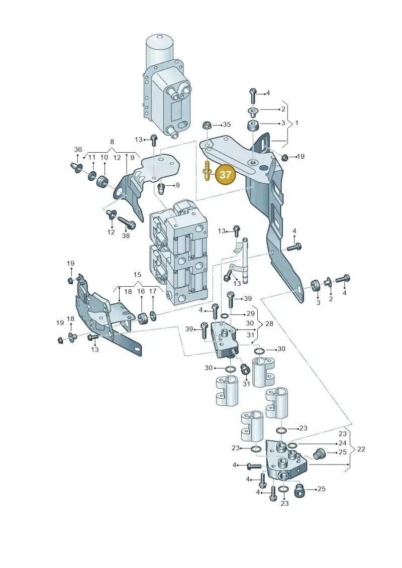 N91199801 — Audi Q5 (2016-2025) diagram 896260760, position 37