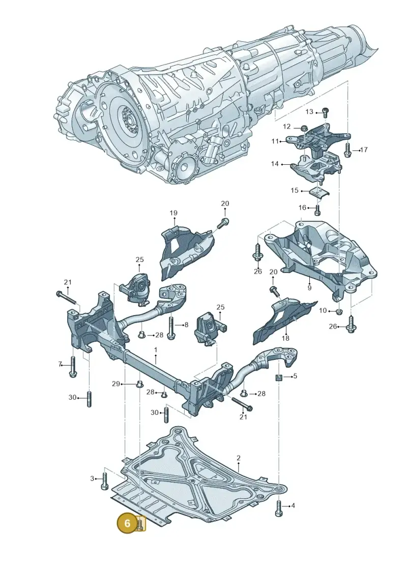 N91208802 — Volkswagen Touareg (2017-2023) diagram 859399700, position 6
