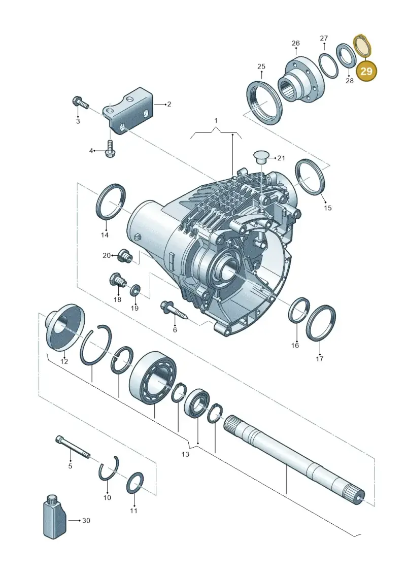 N91210801 — Volkswagen Transp. caravelle (2011-2015) diagram 679409300, position 29